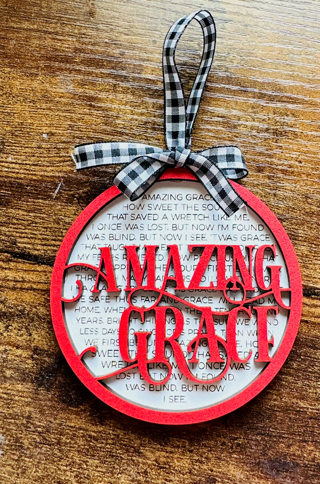 Amazing Grace Ornament