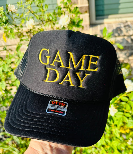 Game Day Embroidered Trucker Hat