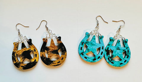 Western Horseshoe Earrings