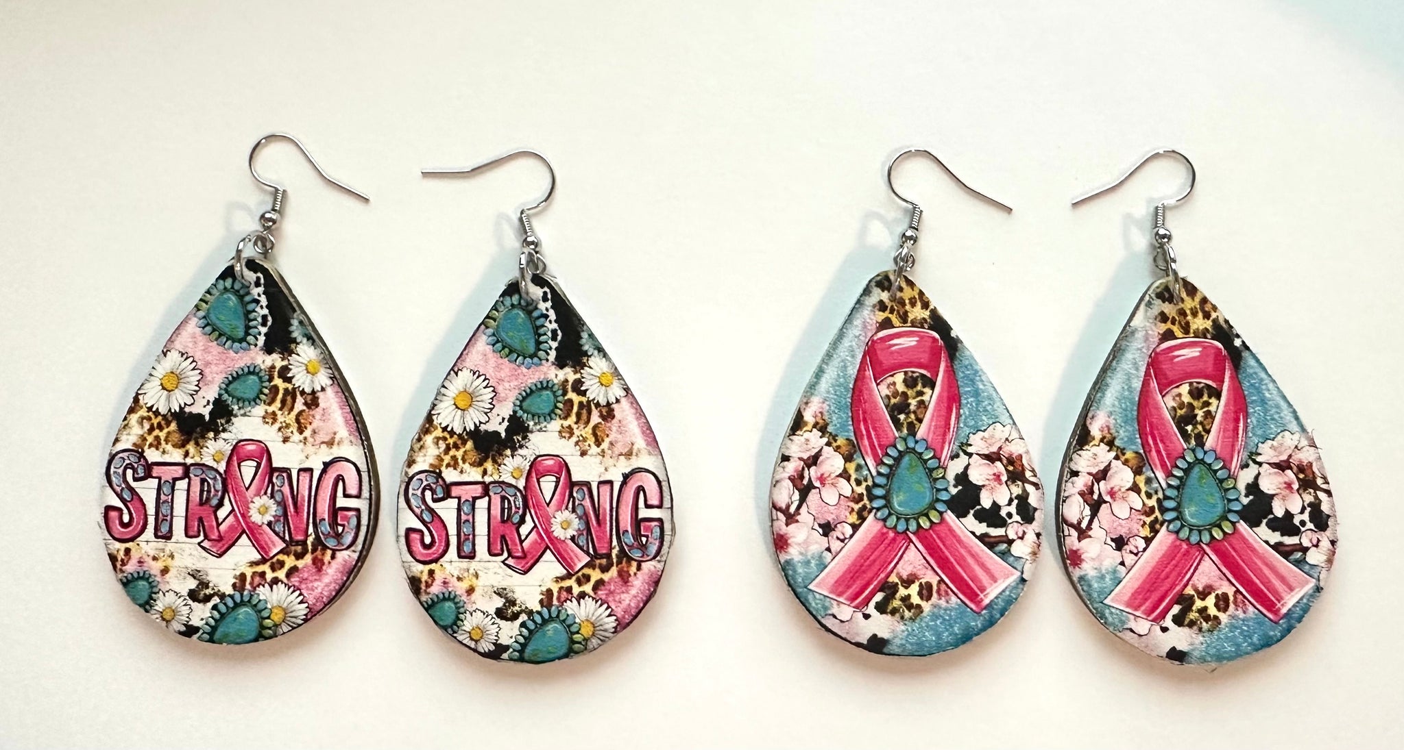 Breast Cancer Earrings