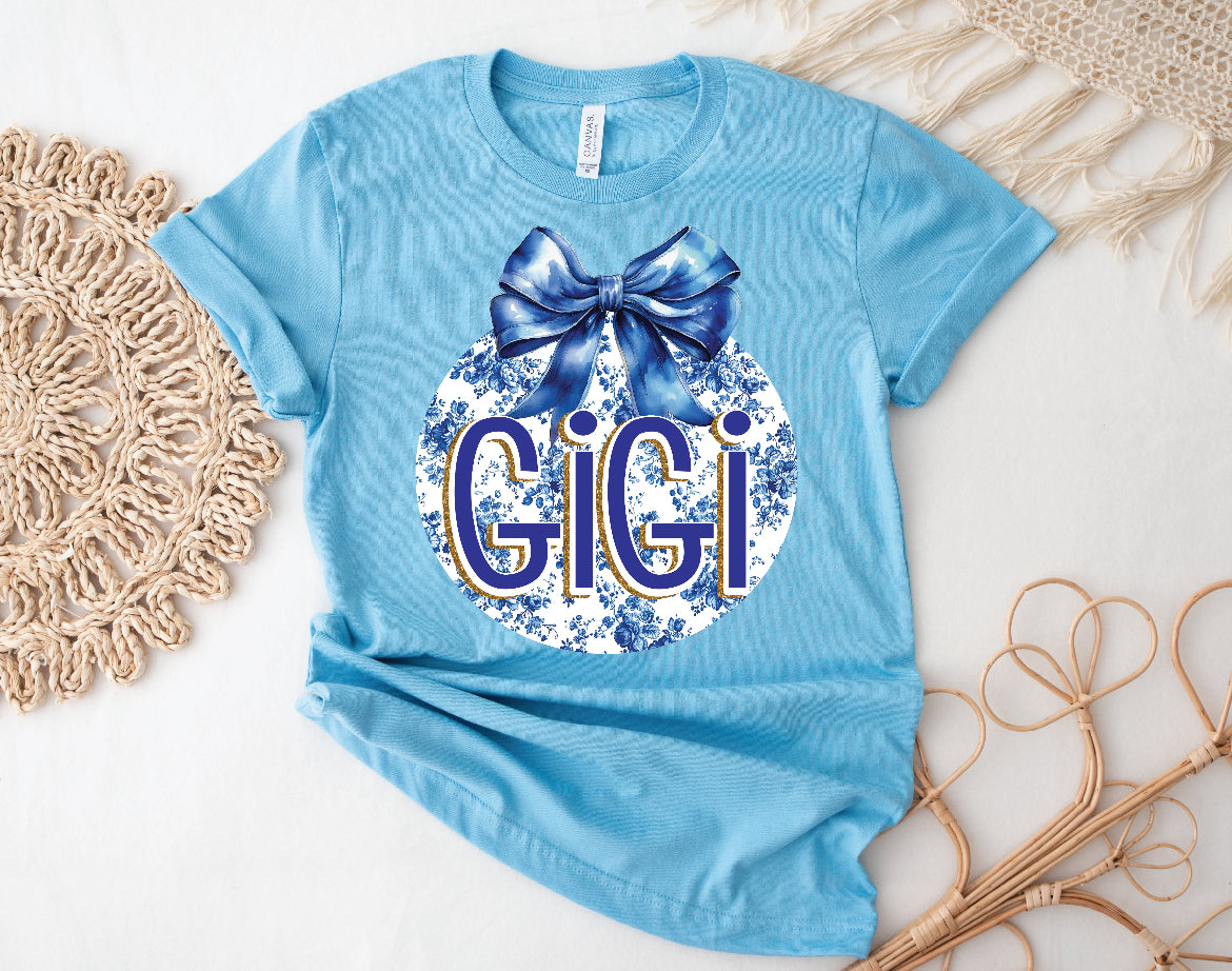 Blue Floral- GiGi