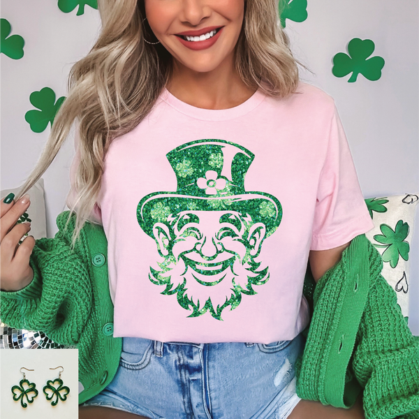 Faux Glitter Leprechaun