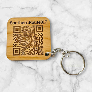 Business QR Code Keychains