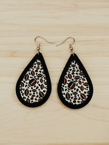 Leopard Football Teardrop