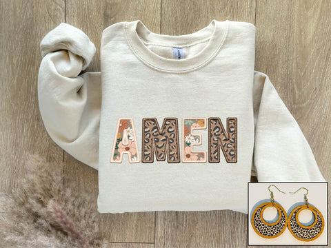 Amen- Floral & Leopard