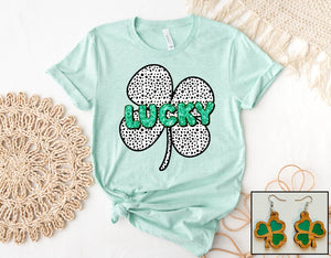 Grunge Lucky Shamrock