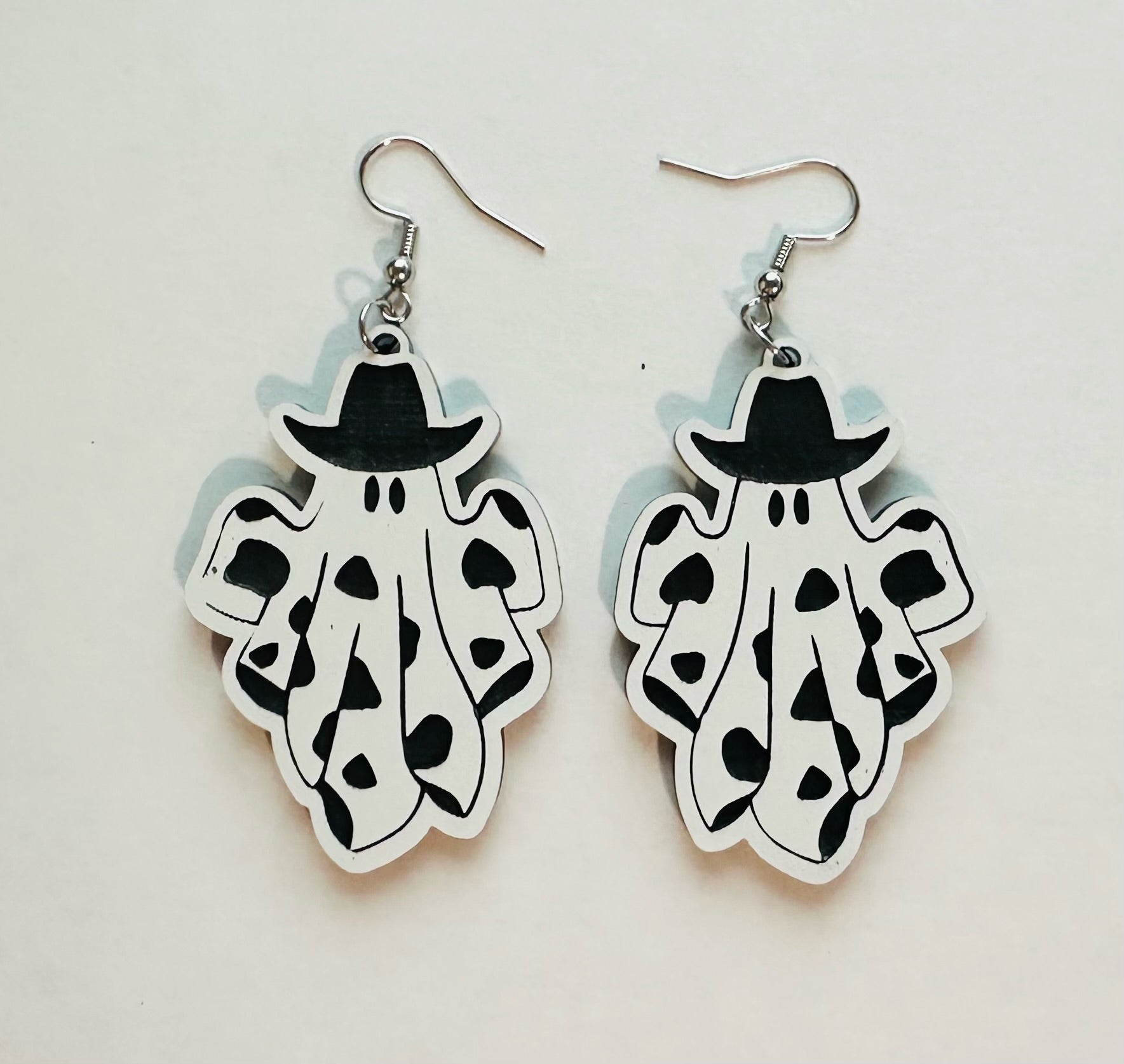 Cowboy Ghost Earrings