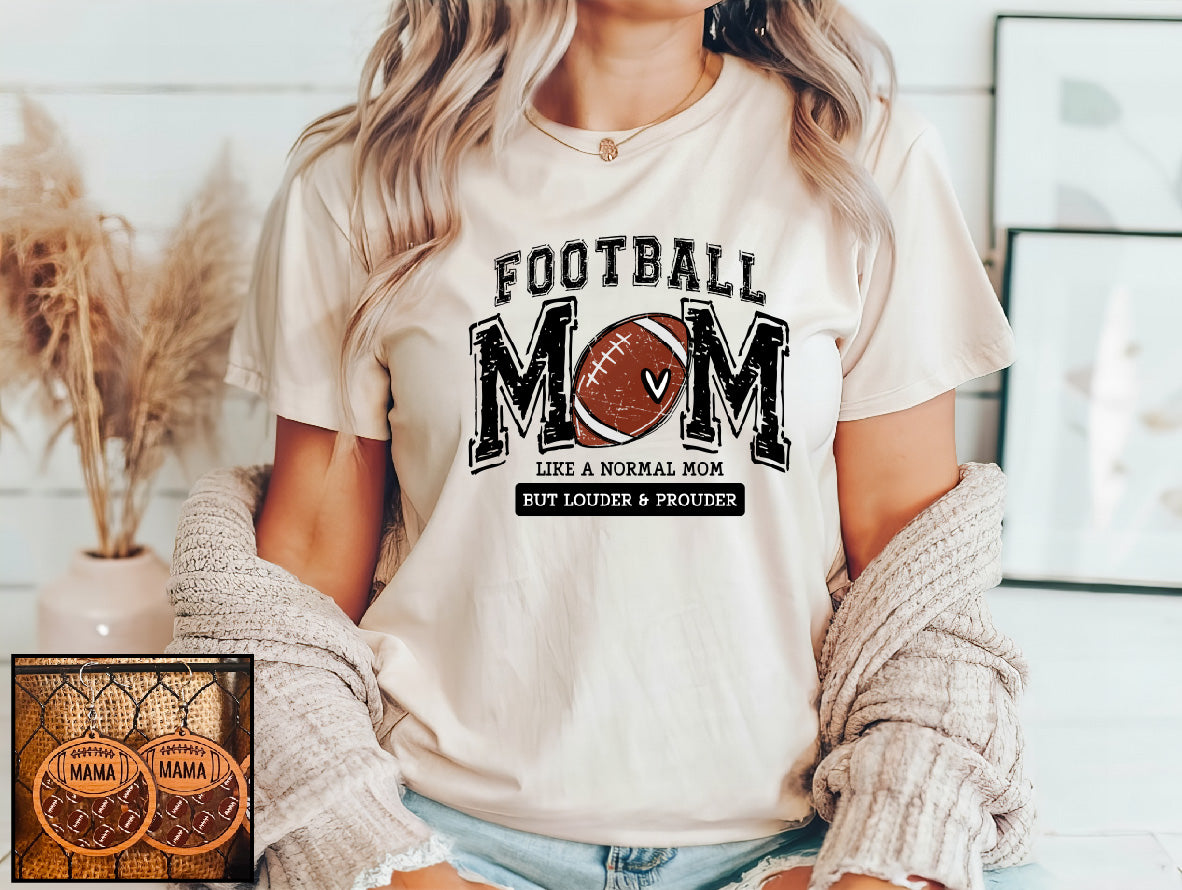 Louder Prouder Football Mom