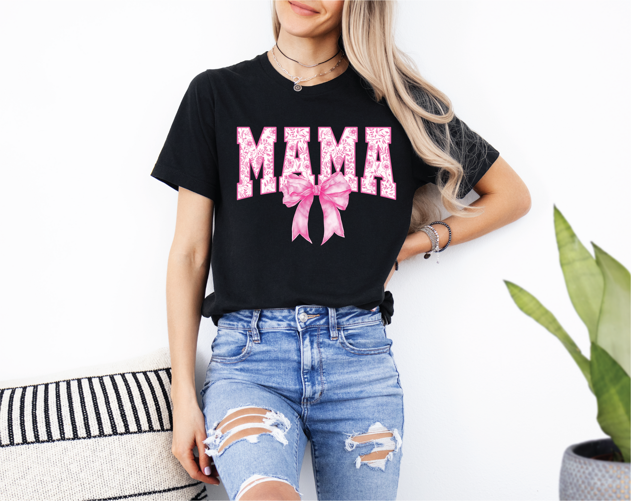 Mama Pink Bow