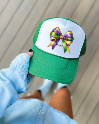 Mardi Gras Bow Hat