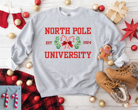 North Pole University Candy Cane