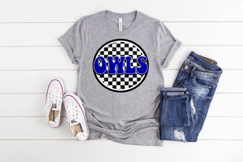 Checkered Circle Spirit Tee