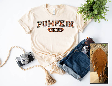 Leopard Pumpkin Spice- Tee