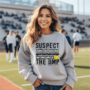 Suspect- softball