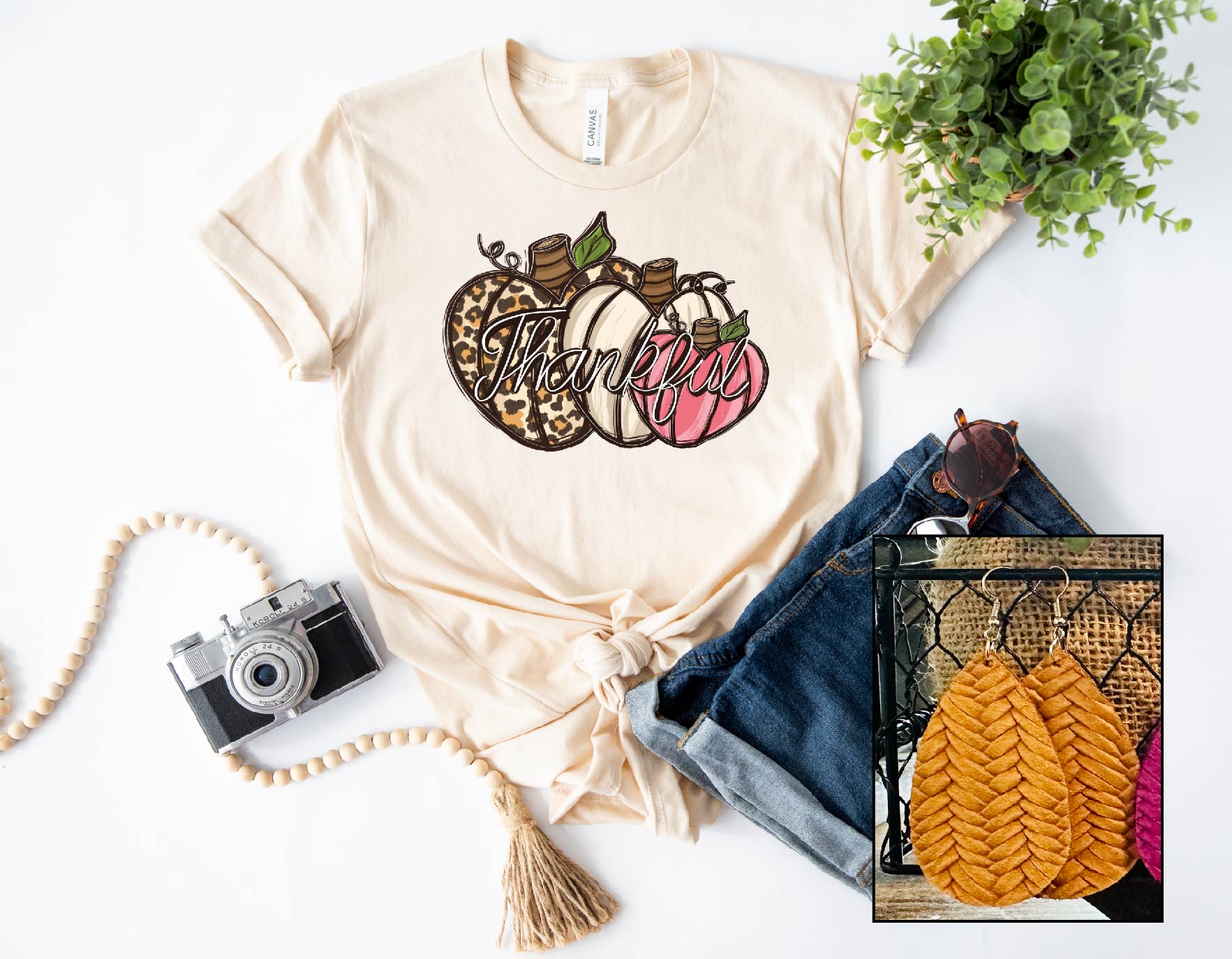 Thankful- Pumpkin Trio Tee