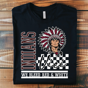 Brenda- Vici Indians We Bleed Spirit Tee