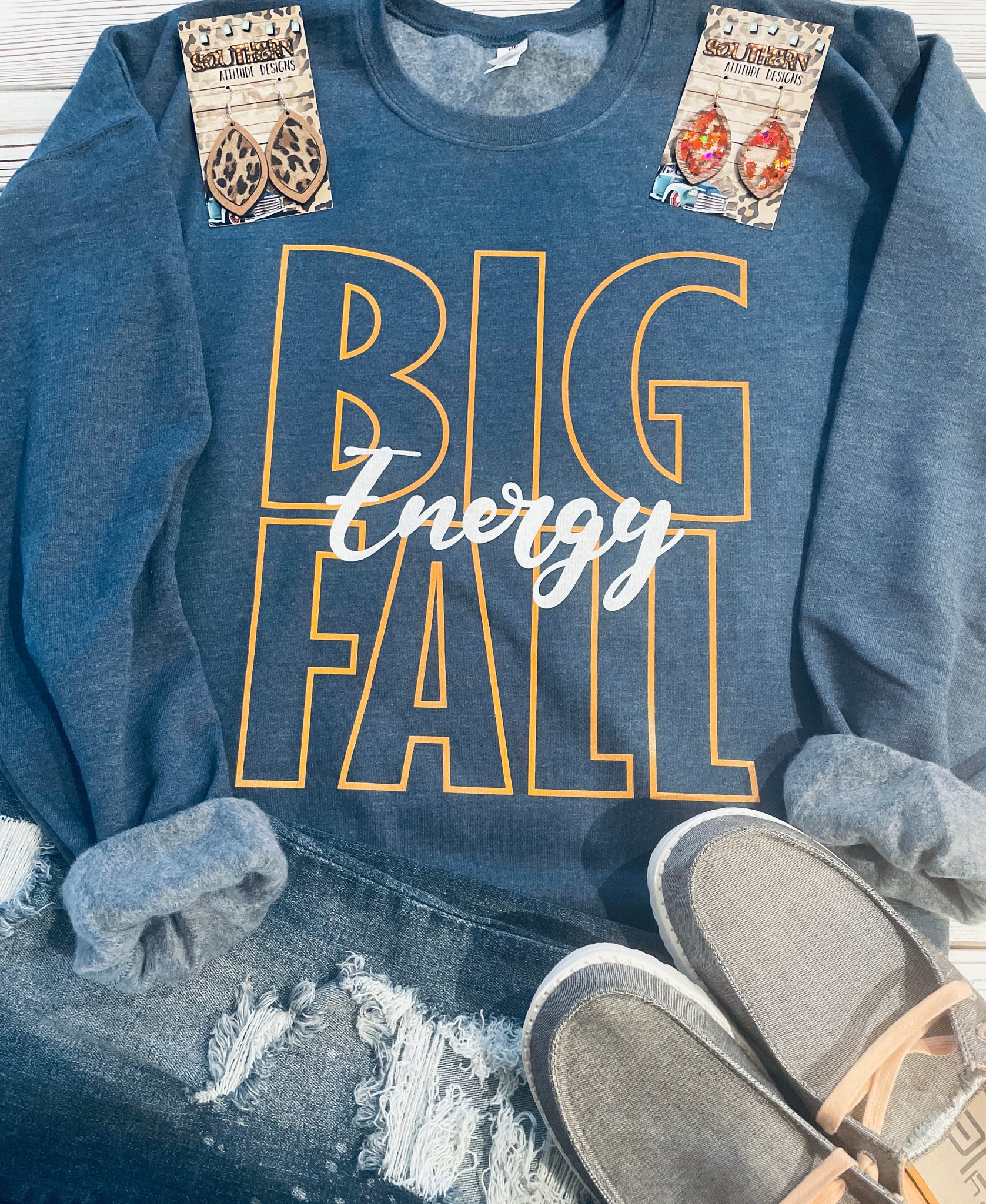 Big Fall Energy- Crewneck Sweatshirt