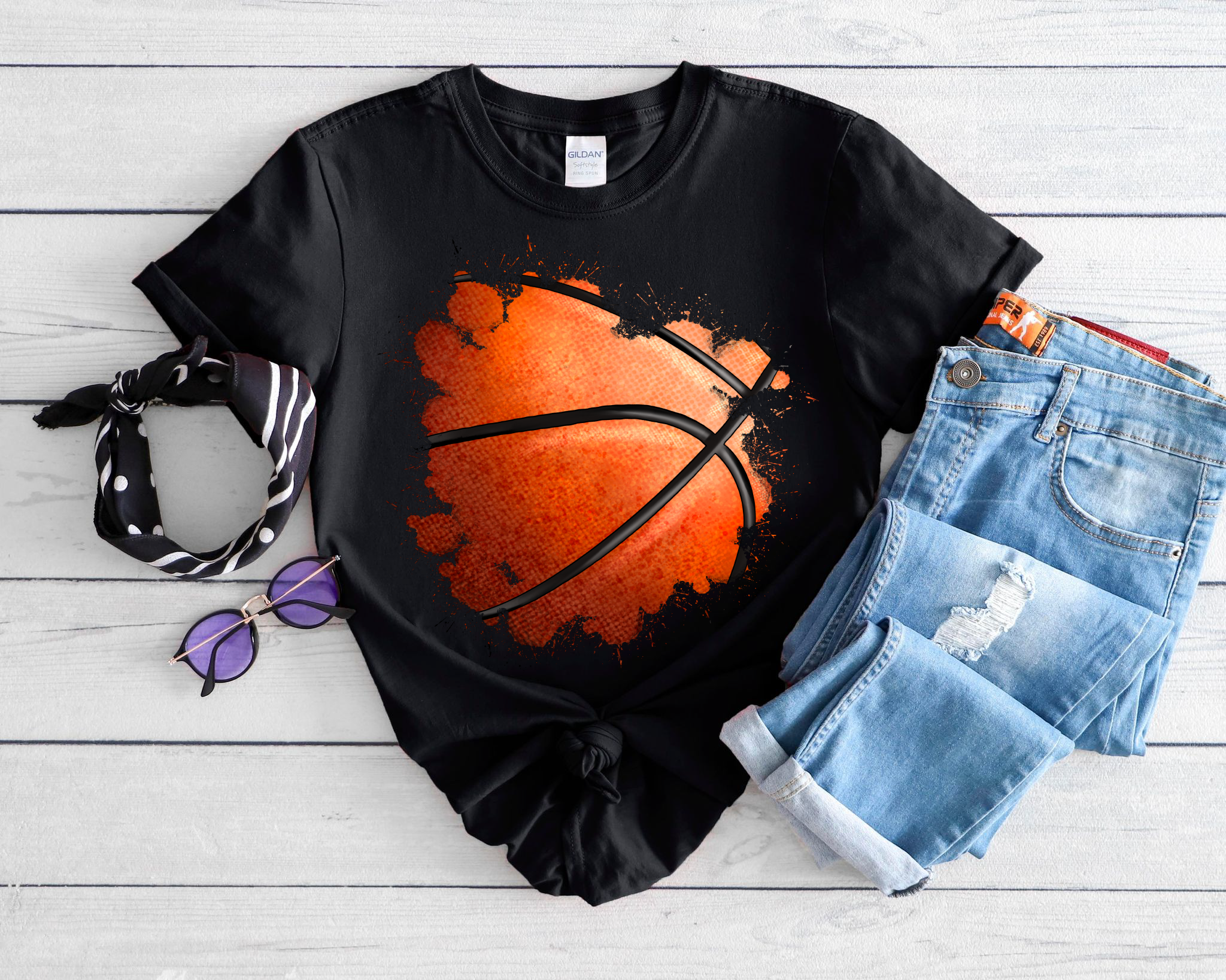 Distressed Basketball