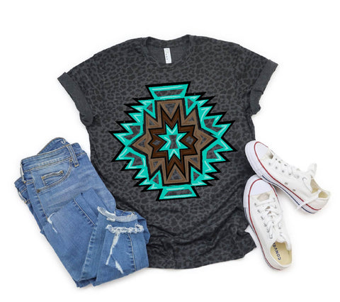 Distressed Aztec Gem