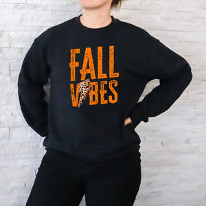 Fall Vibes Bolt- Crewneck Sweatshirt