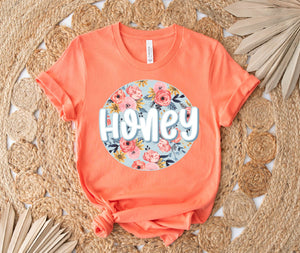 Honey- Floral Circle