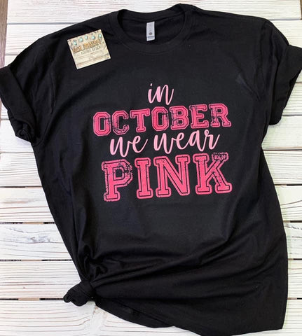 In October We Wear Pink- Varsity