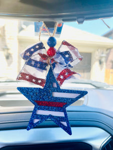 American Star Car Charm/Bag Tag