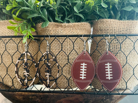 Football Earrings