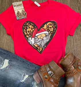 Leopard Heart Santa