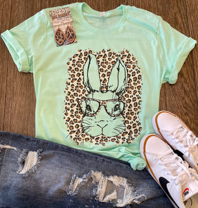 Leopard Bunny - Mint