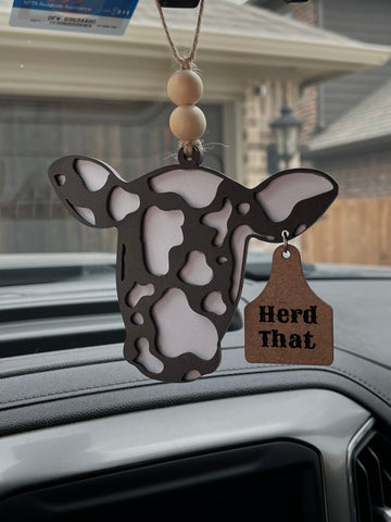 Cow Car Charm