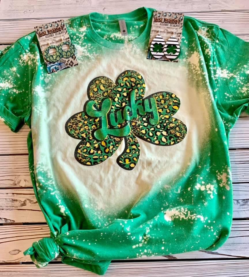 Bleached Leopard Shamrock