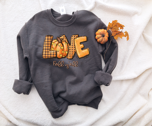 Love Fall Y'all- Crewneck Sweatshirt