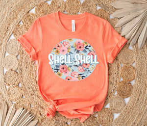 Shell Shell- Floral Circle