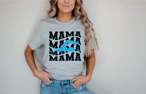 Swimming Mama- Wave