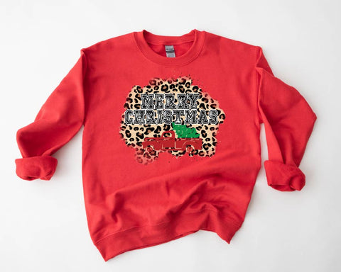 Merry Christmas Leopard - Plain